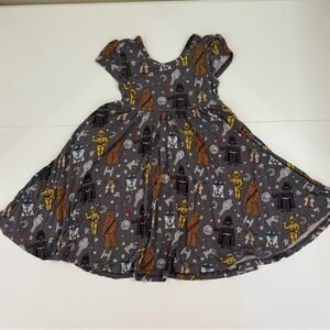 Little Sleepies Star Wars Skater Dress-EUC